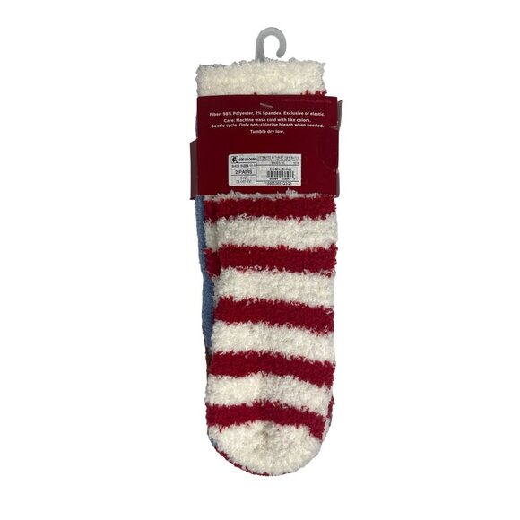 Wondershop Kids Super Soft Crew Christmas Dog Socks 2 Pk Size XS/S - Picture 2 of 4